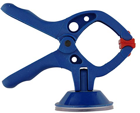 wolfcraft 2 morsetti a molla MINI 30 con ventosa I 3638100 I L'aiuto pratico – ideale per lavori in casa, hobby e progetti fai da te