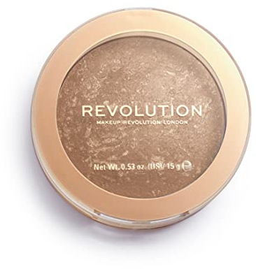 MakeUp Revolution Bronzer Reloaded Long Weekend - Bronzer Perlato Shimmer - Vasetto - Polvere Perlescente