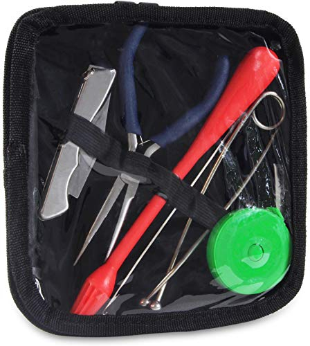 normani Angeln Fischen Zubehör Set mit Tasche Starterset für Einsteiger Anfänger - dem Fischereigesetz entsprechend Farbe Dunkelschwarz