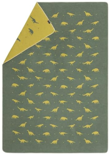 David Fussenegger JUWEL Kinderdecke Dinos Allover groß efeu, 200x140 cm