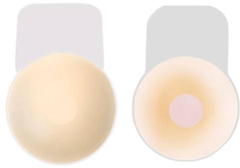 ETRSAIRL Nippelpads, Klebe BH Rückenfrei Push-Up, Große Brust, Brustwarzen Abdeckungen Unsichtbarer, Nipple Cover für Kleine Brüste, Sticky Bra Wiederverwendbare - A/B