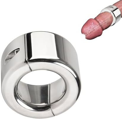 Eichelring für Männer Metall Cockringe Metal Hodenringe für Den Mann Edelstahl Penies Ring für Dein Eichel Cockringe für Männer Extrem Penisring Edelstahl Intimschmuck Für Den Mann（Silber、30-40mm）