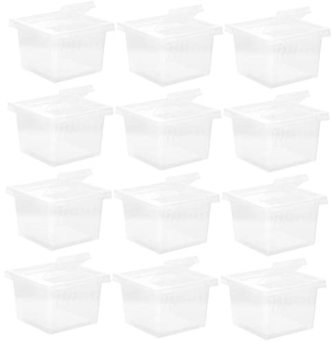 Milisten 12stücke Spinnen Terrarium Reptilienbox Kunststoff Käfig Mit Belüftung Für Haushalt Frösche Schildkröten Nattern Und Andere Kleintiere
