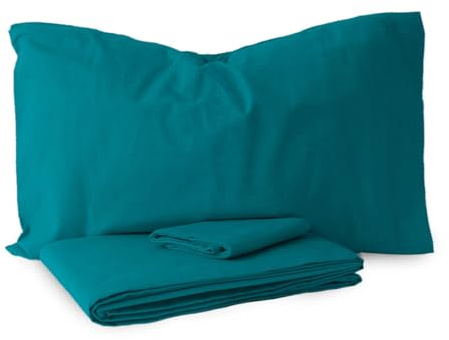 Morbidissimi Set Sacco Copripiumino + federa in Flanella 100% cotone felpato Tinta Unita per letto Singolo OTTANIO