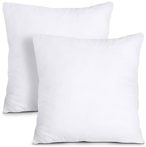 Set da 2 o 4 imbottiture cuscini divano e letto anallergiche, soffici e indeformabili, ideali come guanciale o cuscino per dormire, misure 45x45 50x50 60x60 cm Made in Italy (2 Imbottiture, 60x60 Cm)