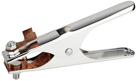 Tunejoy Pince de Masse à Souder 300A Pince de Terre de Soudage Fait de fer + Laiton pour Soudeur MIG MMA TIG ARC Plasma