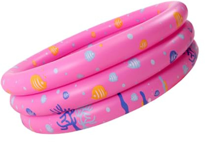 GALPADA 1 pièce Piscine Gonflable pour Garçon Fille Pataugeoire Ronde Cartoon pour Intérieur et Extérieur Parfait pour Fêtes