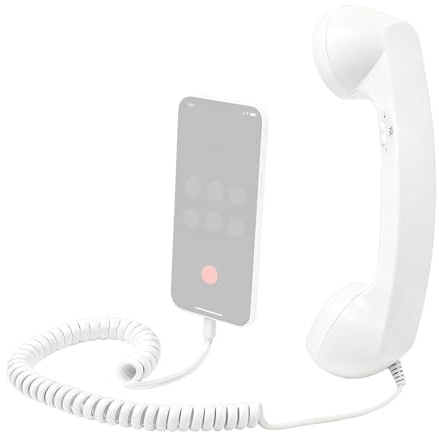 Zunishaone Retroadapter - ABS 20 x 6 x 3 cm 1 stycke, typ C till fast mobiltelefonkontakt | Perfekt för kontorsskrivbord, resor, kök, nattduksbord, badrum, vardagsrum,