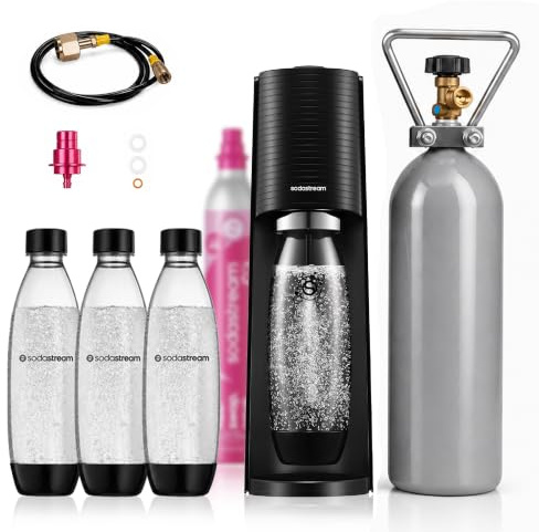 SPRUDELUX Wassersprudler Terra Spar-Set mit 2kg CO2-Flasche 400L statt 60 L