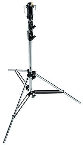 Manfrotto Stativo Cine 3 Sezioni con Gamba di Livellamento, Nero/Antracite