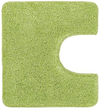 Kleine Wolke WC-Vorleger Seattle / 55 x 50 cm/Farbe Kiwigrün Badteppich, Polyester, 55x50x3 cm, 4071615130
