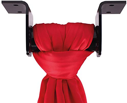 Diabolo Freizeitsport Schwarze Vertikaltuchdeckenhalterung zur Befestigung von Vertikaltuch oder Yogatuch an der Decke - Vertikaltuch-Aufhängung mit Halterung für Decken