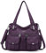 Angelkiss Cuir Sac à Main Désign/Epaule/Bandoulière/Large Capacité 8 Petites Poches Pour Filles/Femmes 5739