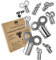10x WEIDEBACH® llave de radiador plateada, para purgar cualquier radiador, ROBUSTO Y ESTABLE, reduce el ruido, llave para purgar radiadores