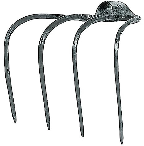 1PEZZO FORCA A RAMPINO PER COLTIVARE 4 denti codice 600070