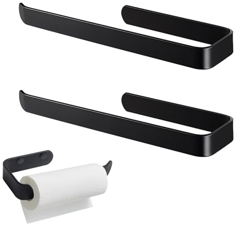 2 Piezas Toalleros De Baño Sin Taladro Set, Toalleros Adhesivo De Baño, Portarrollos De Papel Higienico Sin Taladro, Toallero Adhesivo, Sirve para Colgar Toallas, Toallitas De Papel