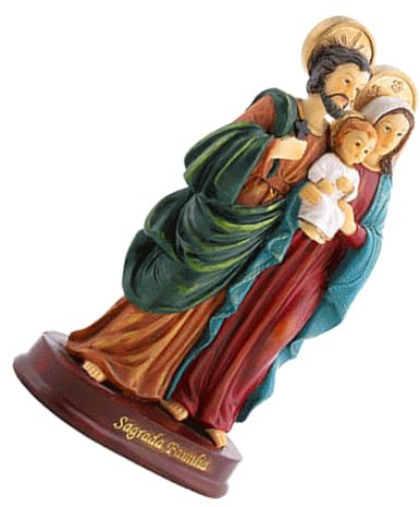 Warmhm Ornamente Figur Krippe Marionette Skulptur Tisch Heilige Familie Dekoration Jesus Familie Szene Modell Dekor Jesus Krippe Statue Dekorationen Esstisch Dekorieren Sie Jesus