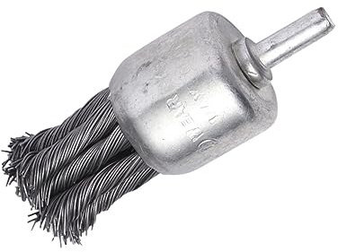 Gatuida Steel Wire Brush Drill Attachment Removal Knot Type Pen Brush for Power Drill