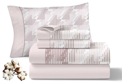 Viuda de Tolra - Juego de Sábanas para Primavera y Verano | 100% Algodón 144 Hilos | Incluye Sábana Encimera, Bajera Ajustable y Funda Almohada | Modelo Sueño (Nude, Cama 135cm con 1 Funda Almohada)