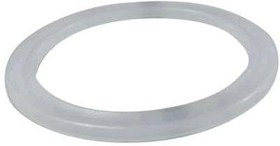 O ring in silicone rondelle per tubi flessibili Guarnizione ad anello di tenuta in silicone O Ring Confezione da 4 dimensioni multiple bianche for coperchio tazza e barattolo(5 * 4 * 0.26cm)