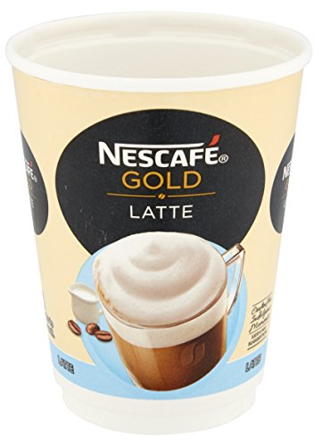 NESCAFÉ &GO GOLD Instant Latte Cups, 5 Sleeves of 8 (Total 40 Cups)