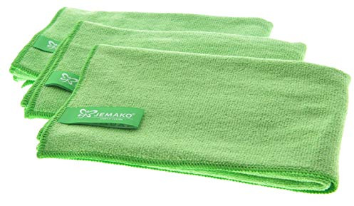 Jemako Profituch Plus S (35 x 40 cm) | 3er Set | inkl. Sinland feinmaschiges Wäschenetz (Grün)