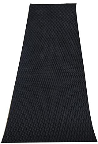 Z-LIANG Eine Stücke Eva Surfbrett Traktionskissen mit 3M Klebstoff-Skimboard-Schwanzkissen passt Surfbretter, Skimboard, Longboard (Color : Black)