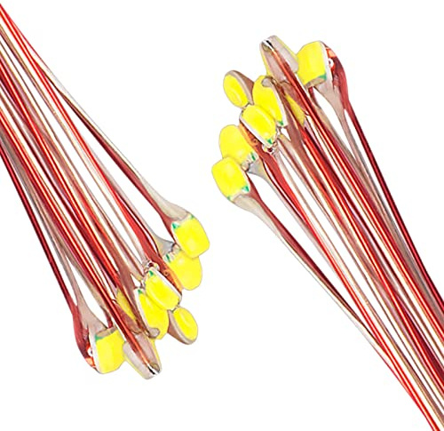 DiCUNO 0805 Mini LED Leuchtdioden, Weiß, 16cm Kabel, Schutzhülle, 20er Pack | Leuchtdioden, vorverdrahtet, für Modellbau, Lichtprojekt, Handarbeit, DIY-Projekte, Modellbahnen, Elektronikprojekte, Basteln