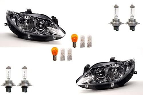 Johns, Scheinwerfer Halogen Front passend für Seat Ibiza 6J 08-12 Leuchtmittel Satz L R