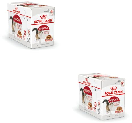 Royal Canin Instinctive Jelly | Doppelpack | 2 x 12 x 85 g | Nassfutter in Gelee für ausgewachsene Katzen | Zur Unterstützung der Harnwege und des Gewichts