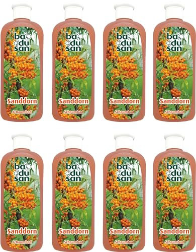 8er Pack Badusan Schaumbad Sanddorn 8x500ml