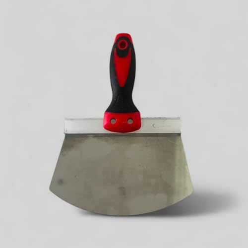 Spatule Ergonomique Professionnelle – Truelle Carreleur Inox – Prise Confort – Application Colle, Enduits, Finitions – 12x17 cm – Revendeur Français