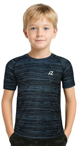 A2Z 4 Kids Pojkar aktiv sport Raglan T-shirt Kortärmad Athletic - T Shirt 558 Navy 5-6
