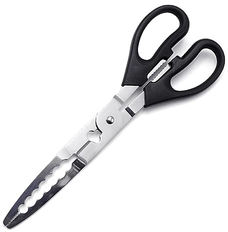 Ciseaux de pêche multifonctions - Article de Peche, Accessoires Peche - Ciseaux de pêche - Ligne de tresse - Leurre Cutter - Outil de pêche - Pince de coupe de poisson