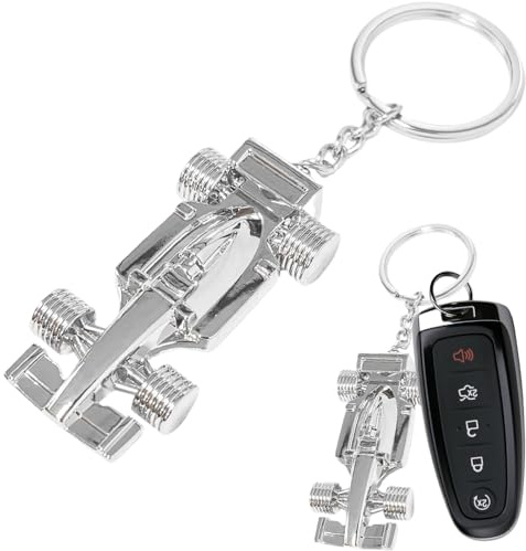 Porte clés voiture, Accessoires de porte-clés de voiture en métal pour votre clé ou votre présentoir, parfait pour la fête des pères, anniversaire, pour les fans de course
