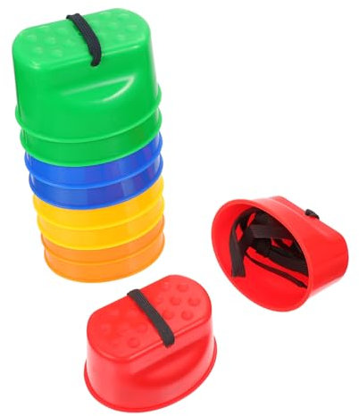NAMOARLY 5paare Outdoor Junge Mädchen Stelzen Spielzeug Für Frühe Bildung Balance Und Koordination Sicher Und Gesund Leuchtende Farben Geeignet Für Garten Und Bewegungsaktivitäten