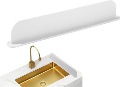 Protector de salpicaduras de silicona para fregadero, tabla deflectora de lavado de platos para cocina, protector antisalpicaduras de agua para fregadero, cubierta de tapón de 19 pulgadas, barrera de