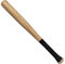 Mazza da Baseball Professionale Mazza in Legno Liscia e Robusta con Attrezzatura da Baseball di Sostituzione della Maniglia avvolta per Allenamento, Competizione, autoprotezione, Legno