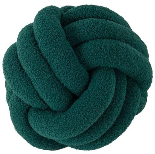 moismk Rund Knotenkissen, 22/28/35cm Ball Dekokissen, Knoten Zierkissen, Bett Deko Kissen Runden für Schlafzimmer(Color 8,35CM)