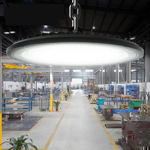 Fari Led da Esterno, UFO Proiettore LED Illuminazione industriale 200W IP65 Luci ad alta baia impermeabili
