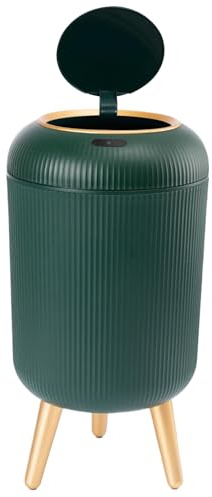 Genérico Cubo De Basura Automático | Cubo De Basura De 10L Con Sensor De Movimiento | Papelera Reciclaje Para Cocina Baño Dormitorio Aula Hotel | Bajo Fregadero