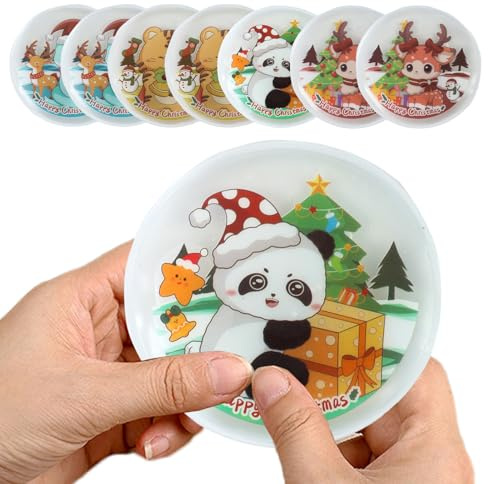 Pocket Hand Warmers - 8 Pieces Reusable Heat Packs, Instant Click Activated Durable Warmers for Hands, Outdoor Travel, Camping, Commuting, Winter, Gift for Men, Women, Friends