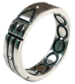 Only faith Anillo Atlante Original en Plata de Ley 925, Geometría Sagrada, Amuleto de Protección, Joyería Artesanal, Tallas 5 a 12 (11)