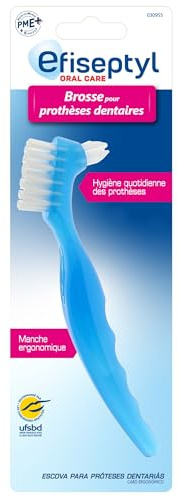 Efiseptyl 2 Têtes Brosse pour Prothèse Dentaire
