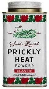 Snake Brand Prickly Wärmekühlpulver, gut für Hitzeausschlag, 1 Dose (klassisch, 150 g)