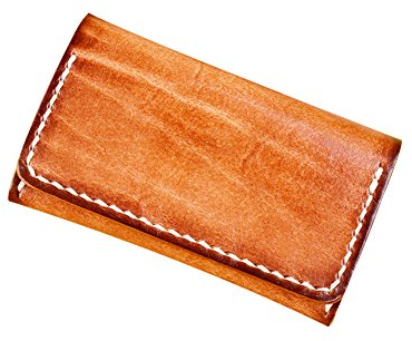 UK_Stone Unisex Handarbeit Originell Bueffel Echt Feder Kartenetui Muenzboerse Muenzboerse