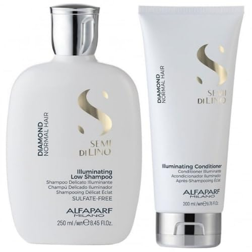 Alfaparf Milano Semi Di Lino Diamond Shampoo 250ml Conditioner 200ml
