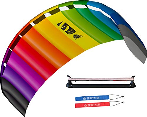 colourliving Lenkmatte mit Bar Symphony Beach III 2.2 Sport Plus incl. Controlbar und Lenkschlaufen 2 in 1 komplett Set