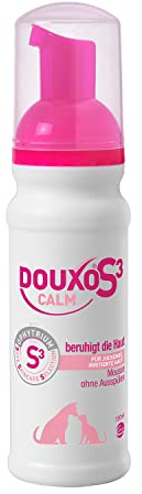 DOUXO S3 Calm Mousse para perros y gatos - Higiene de pieles sensibles - Alivia y protege - Fragancia hipoalergénica - 150ml