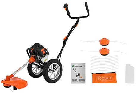 TIMBERPRO Freischneider auf rädern 52cc - Leistung 1.91 ps mit 2 schneiköpfen